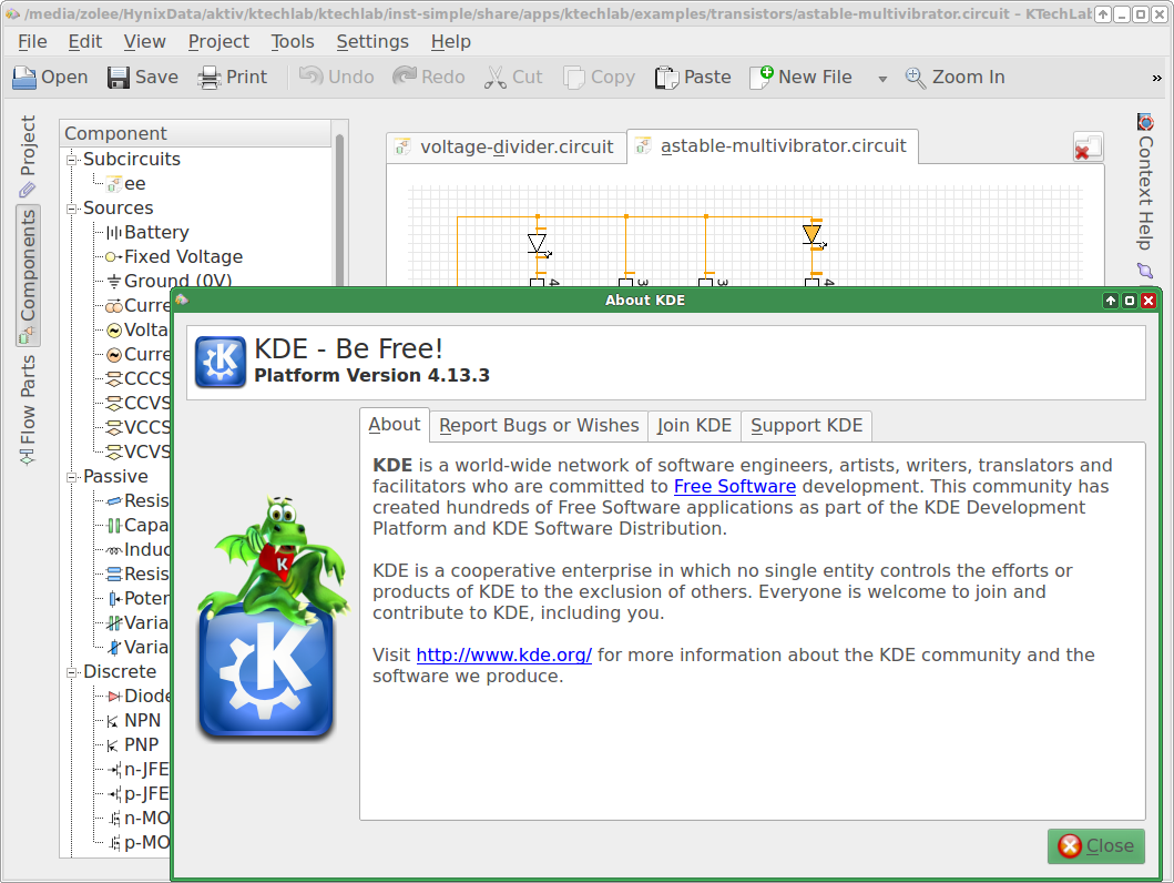 KDE4 and Qt4 are dependencies